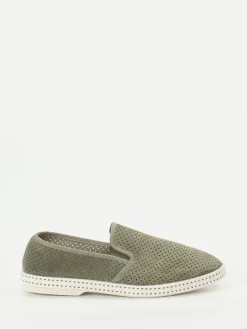 – Slip-On aus Veloursleder oliv*Rivieras