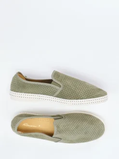 – Slip-On aus Veloursleder oliv*Rivieras