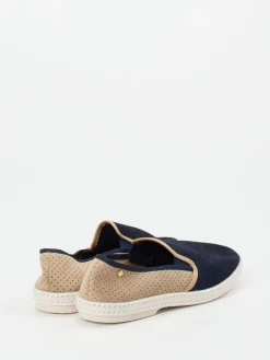 Herren Rivieras – Slipper aus Veloursleder Dunkel