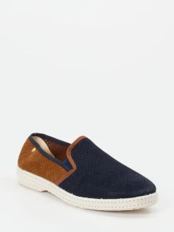 – Slipper aus Veloursleder Dunkel*Rivieras Best