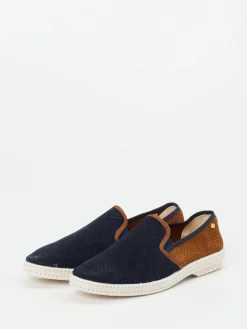 – Slipper aus Veloursleder Dunkel*Rivieras Best