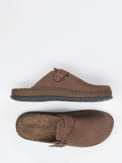 Herren Rohde – Clogs aus Nubukleder in