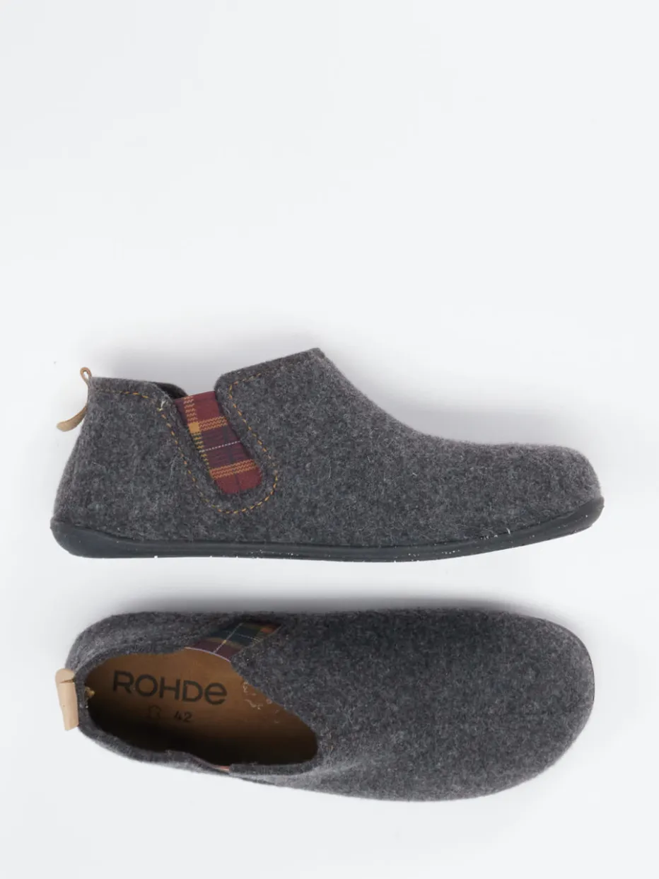 Herren Rohde – Filzpantoffeln aus Filz anthrazit