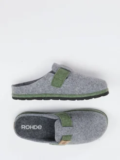 Damen Rohde – Hausschuh aus Filz Hell