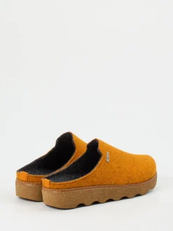 Damen Rohde – Hausschuh aus Filz in Senfgelb