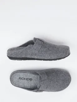 – Hausschuh-Clog aus Filz in*Rohde Clearance