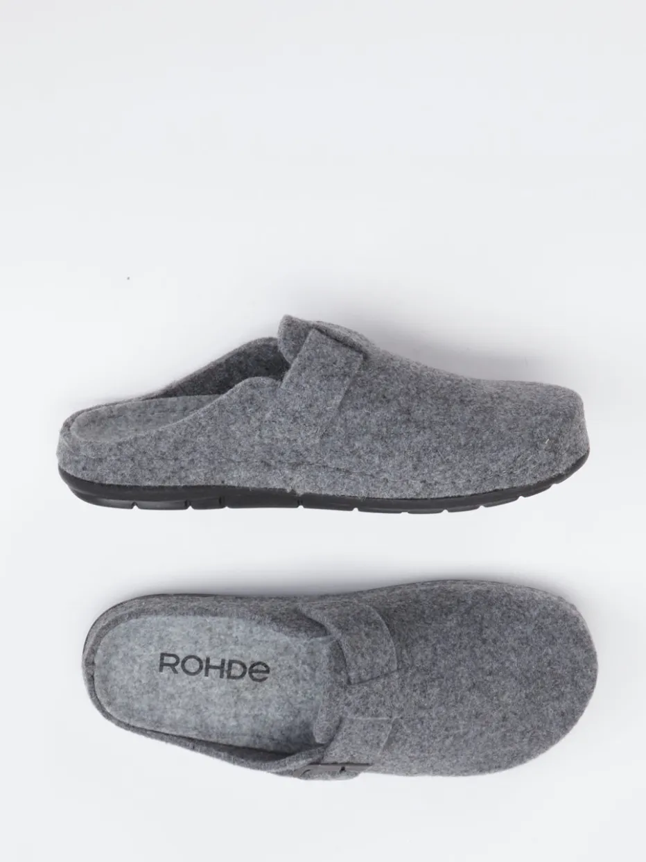 – Hausschuh-Clog aus Filz in*Rohde Clearance