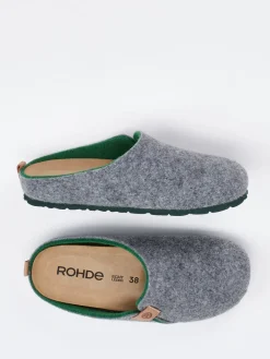 – Hausschuh-Clog aus Wollfilz in*Rohde Outlet