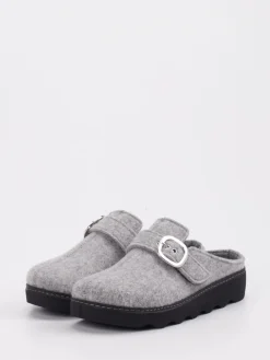 – Hausschuh-Clogs aus Filz Hell*Rohde New