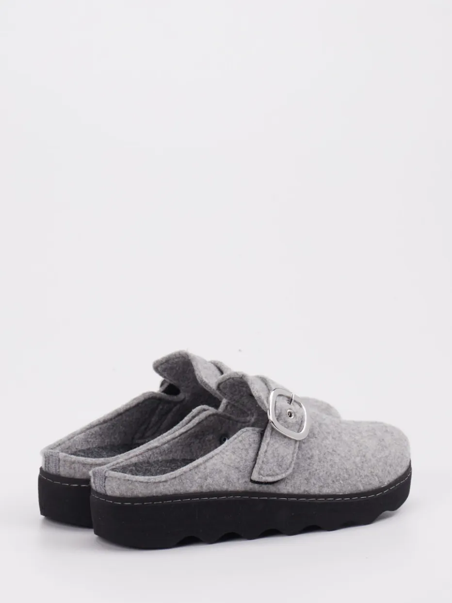 – Hausschuh-Clogs aus Filz Hell*Rohde New