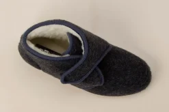 Damen Rohde – Hausstiefelette aus Filz in Anthrazit