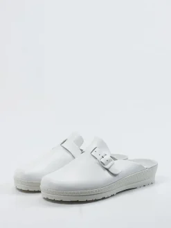 Damen Rohde – Komfort-Clog aus Kalbleder lichtgrau