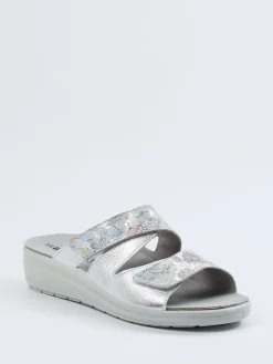 – Komfort-Pantolette aus Metallicleder*Rohde