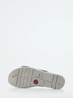 Damen Rohde – Komfort-Pantolette aus geprägtem Leder