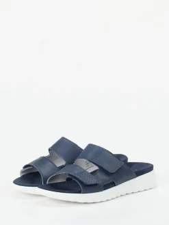 Damen Rohde – Komfort-Pantolette aus Nubukleder marine