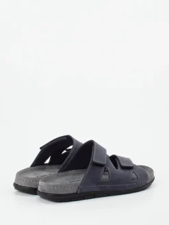 – Komfort-Sandale aus Fettleder in Dunkel*Rohde New