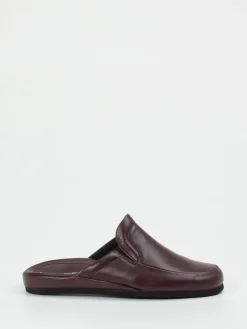 – Leder-Pantolette aus Kalbleder bordeaux*Rohde Clearance