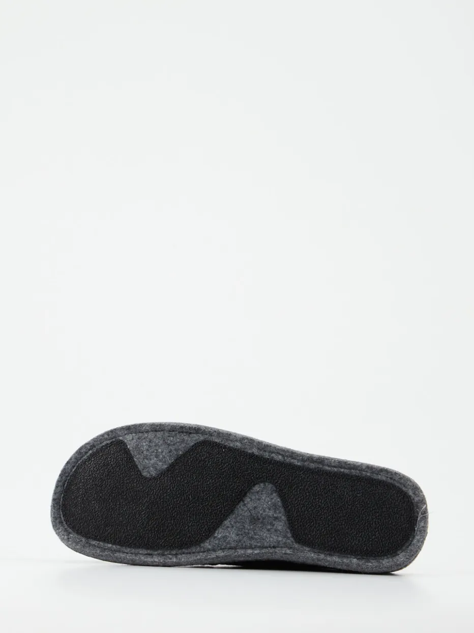 Damen Rohde – Pantoffel aus Filz in Anthrazit