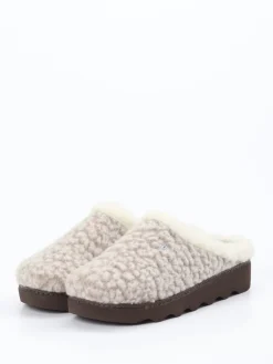 – Pantoffel aus Wollfilz in grau*Rohde