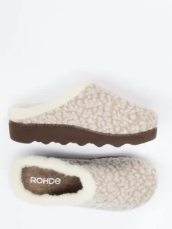 – Pantoffel aus Wollfilz in grau*Rohde