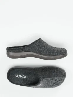 Damen Rohde – Pantoffeln aus Filz mit Pailletten in