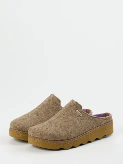 Damen Rohde – Pantoffeln aus Filz braun