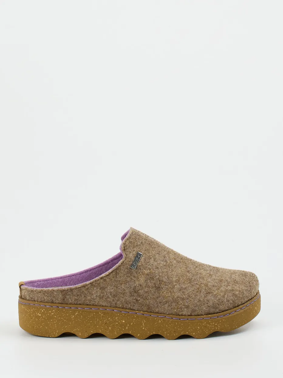 Damen Rohde – Pantoffeln aus Filz braun