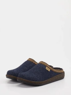 – Pantoffeln aus Filz in Dunkel*Rohde Outlet