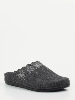 – Pantoffeln aus Filz Anthrazit*Rohde Discount