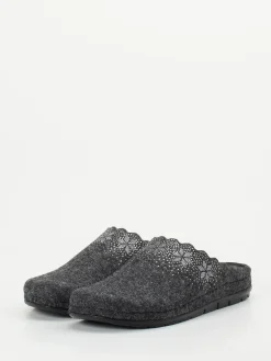 – Pantoffeln aus Filz Anthrazit*Rohde Discount