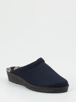 Damen Rohde – Pantoffeln aus Textil in Dunkel