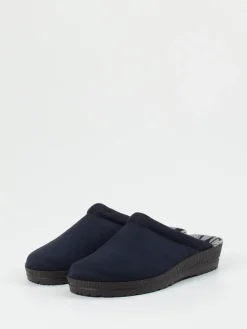 Damen Rohde – Pantoffeln aus Textil in Dunkel