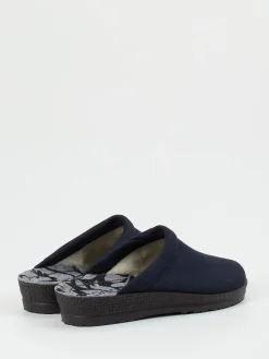 Damen Rohde – Pantoffeln aus Textil in Dunkel