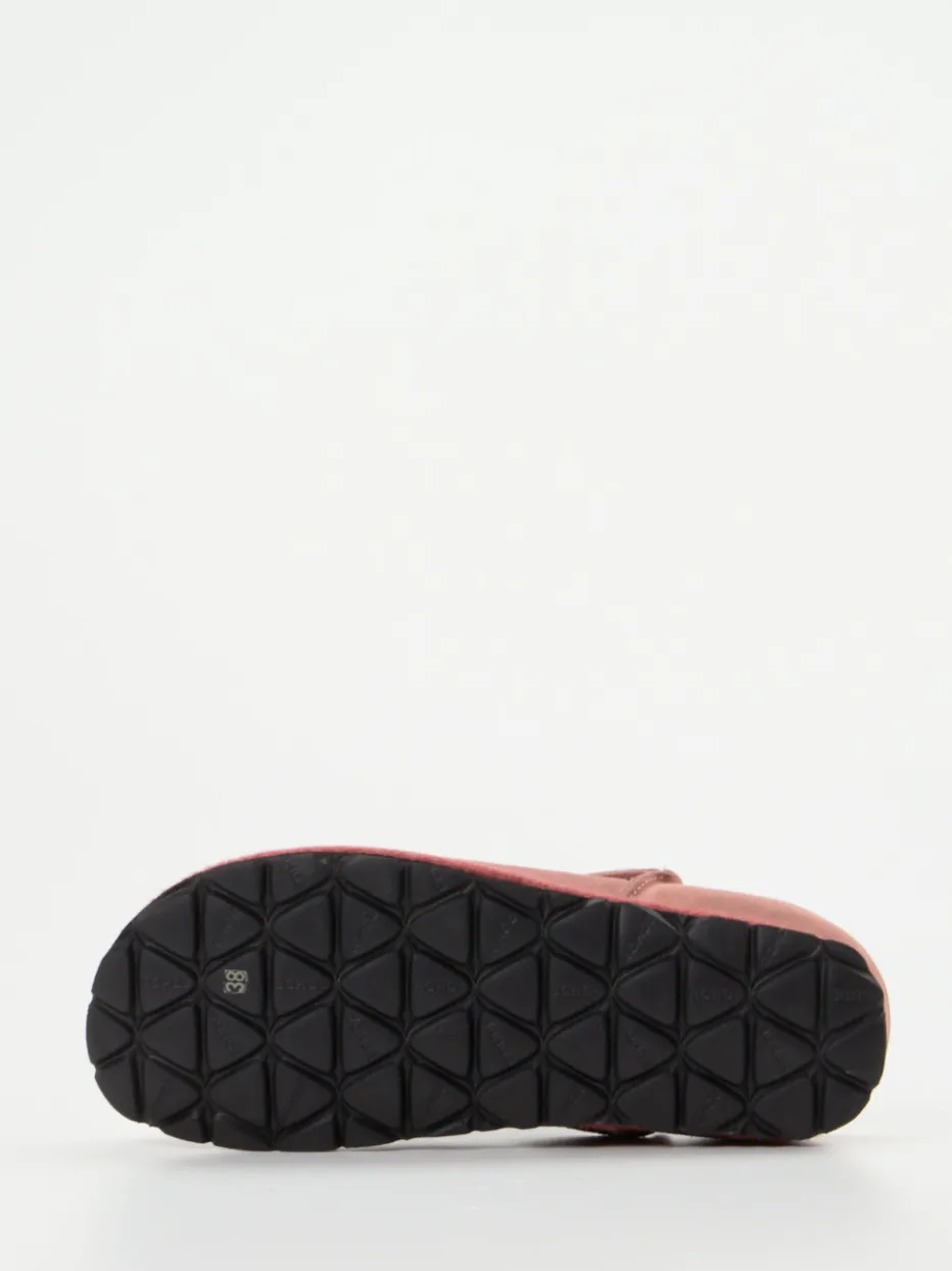 – Pantoffeln aus Veloursleder in Altrosa*Rohde Hot