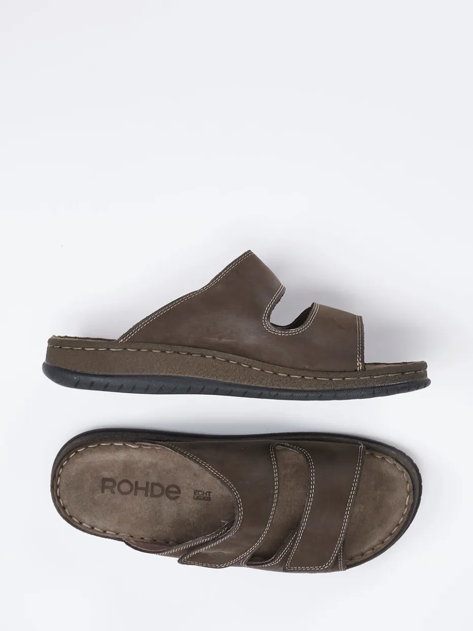 Herren Rohde – Pantolette aus Nubukleder in