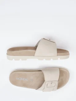 Damen Rohde – Pantolette aus Veloursleder