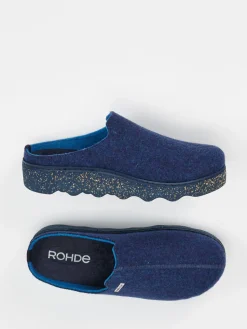 – Pantoletten aus Filz in Marine*Rohde Best