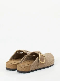 – Pantoletten aus Filz mit Echtleder-Innensohle*Rohde Best