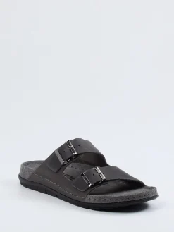 Herren Rohde – Zweiriemer-Pantolette aus Nubukleder