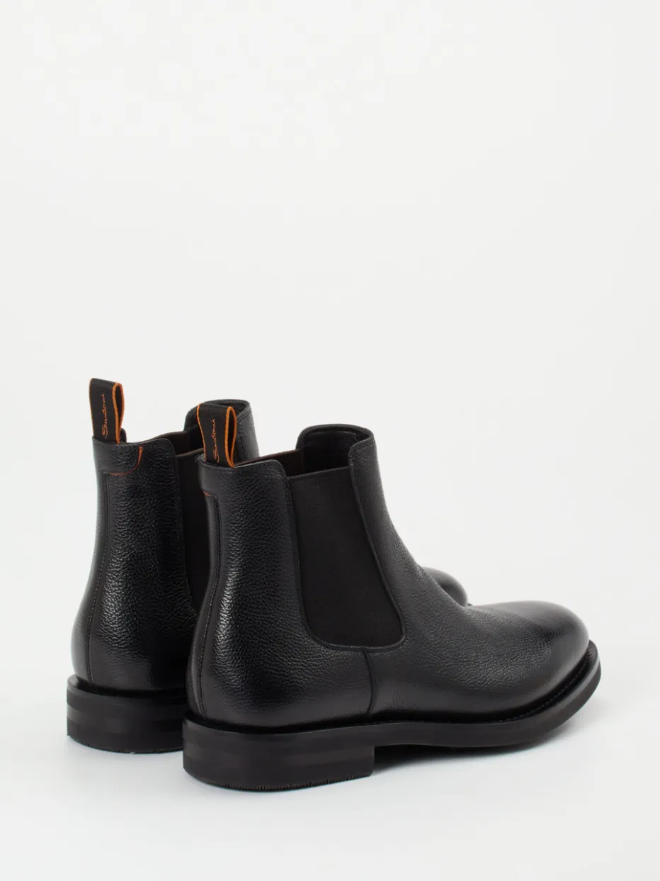 Herren Santoni – Chelsea Boots aus Kalbleder