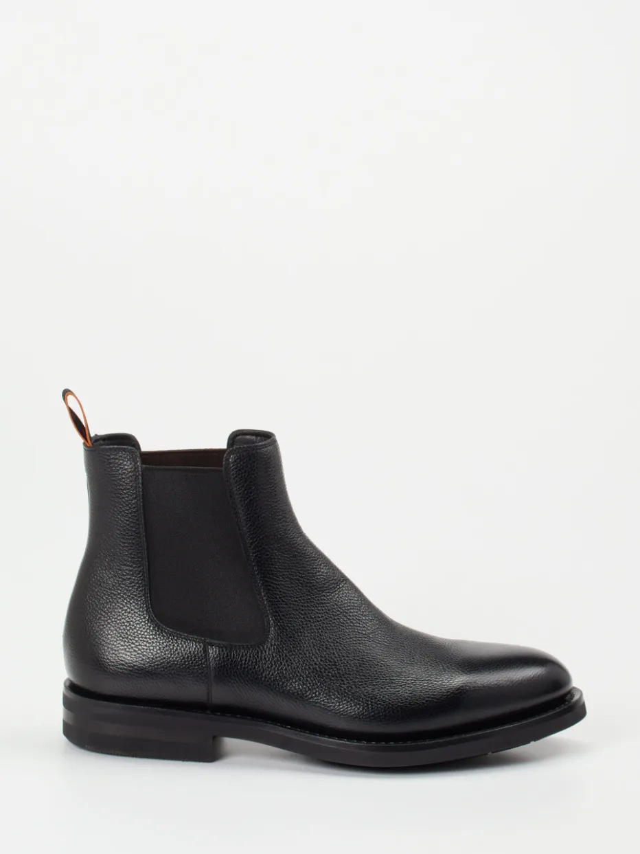 Herren Santoni – Chelsea Boots aus Kalbleder