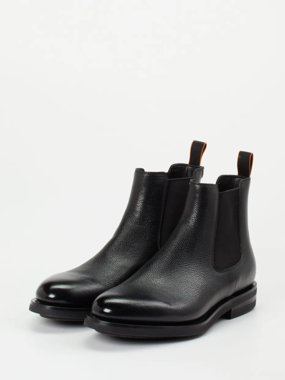 Herren Santoni – Chelsea Boots aus Kalbleder