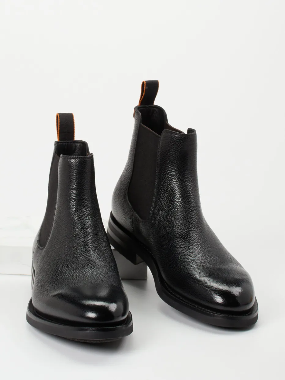 Herren Santoni – Chelsea Boots aus Kalbleder