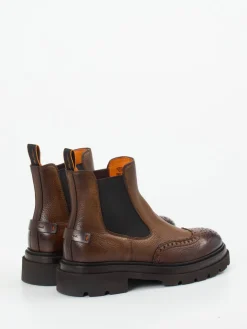 Herren Santoni – Chelsea Boots aus Hirschleder