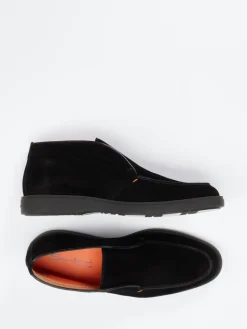 Herren Santoni – Chukka Boots aus Veloursleder