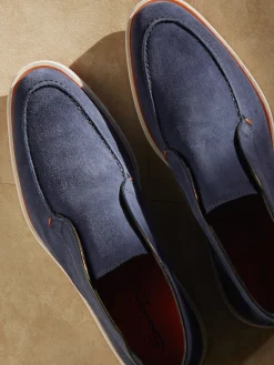 – Chukka Boots aus Veloursleder Nacht*Santoni Sale