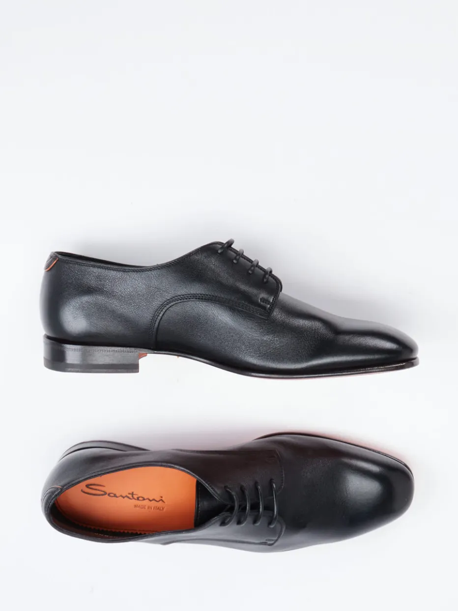 Herren Santoni – Derby-Schnürschuhe aus Kalbleder