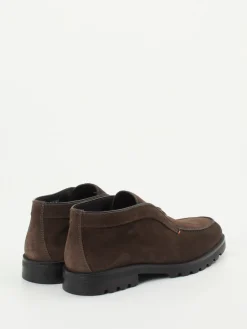 Herren Santoni – Desert Boots aus Veloursleder Dunkel