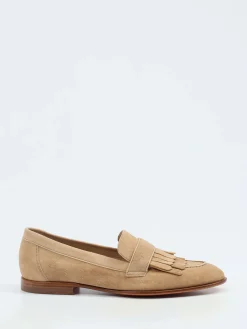– Fransen-Loafer aus Veloursleder*Santoni Discount