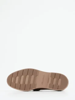Damen Santoni – Loafer aus Lammleder in Rosébeige